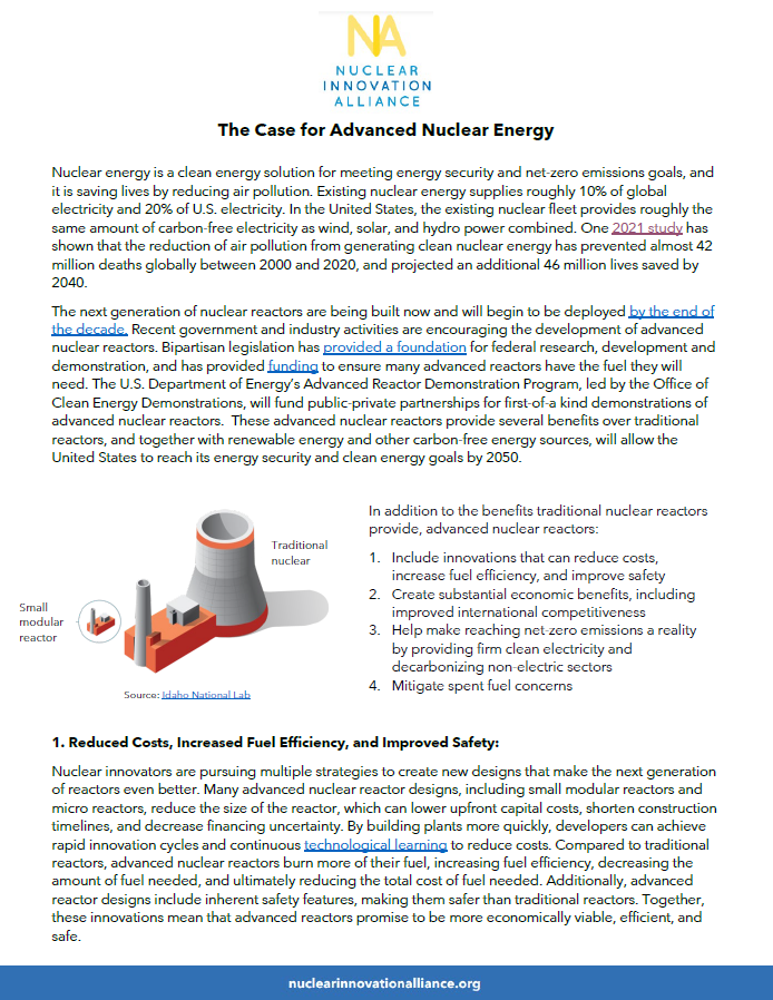 Nuclear Innovation Alliance