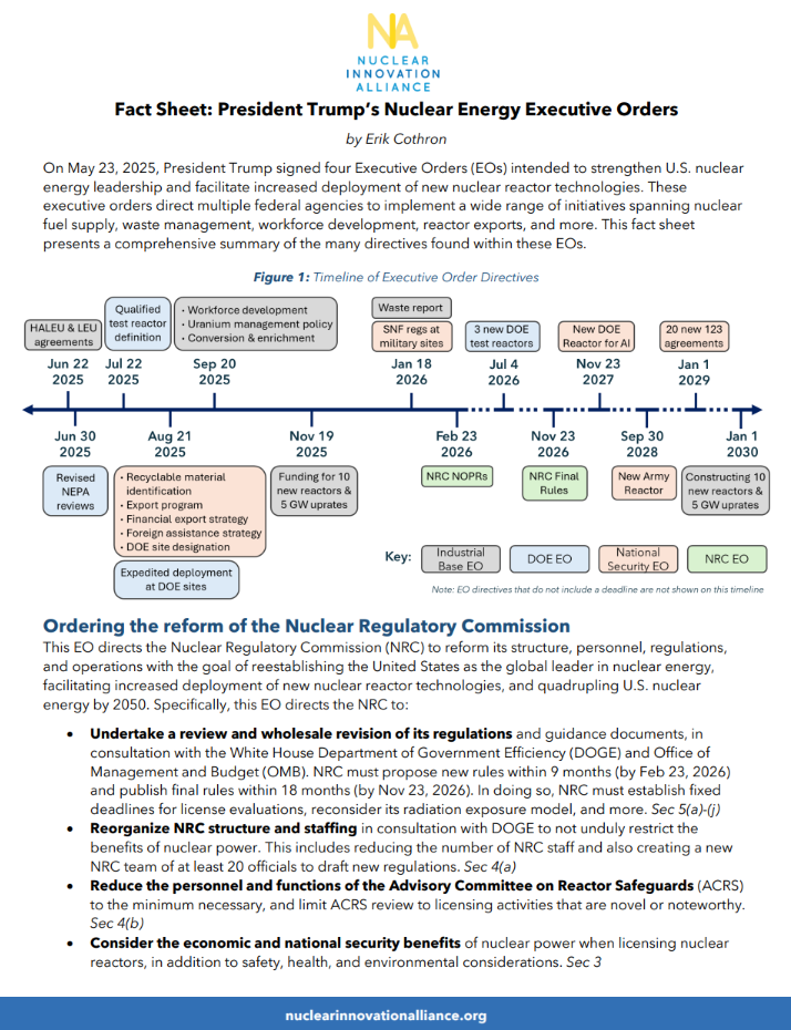 EO fact sheet